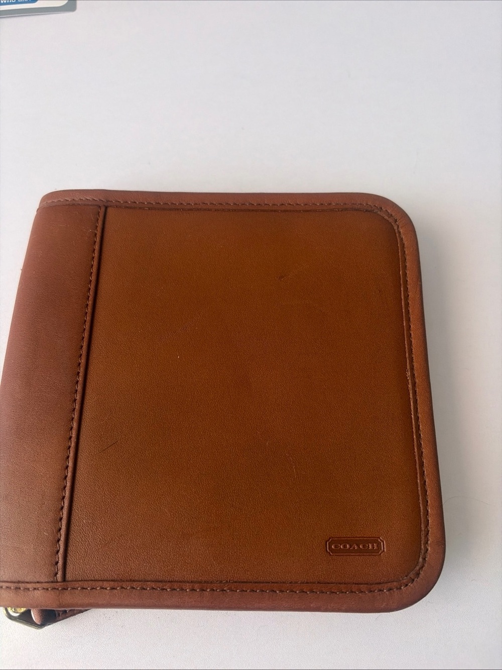 Coach vintage CD disc Leather Zip Organizer - Picture 8 of 8